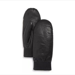 Canada Goose leather mittens